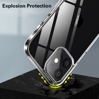 Ultra cienki przezroczysty futerał na iPhone 13 12 11 Pro XS Max XR X miękki TPU silikonowy na iPhone 12 Mini 6 7 8 Plus tylna okładka etui na telefon 3